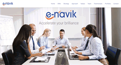 Desktop Screenshot of e-navik.com