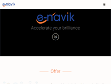 Tablet Screenshot of e-navik.com